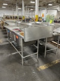 Advance Tabco Stainless Steel Three Compartment Sink W/ Sprayer