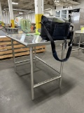 4ft Stainless Steel Table W/ Backsplash