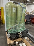 Pallet Of Culligan Water Treatment System Parts W/ Pentair Tanks