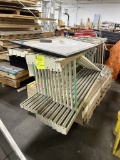 (12) Lozier 24in x 84in Cube Saver Uprights W/ Stack Of New Backboard