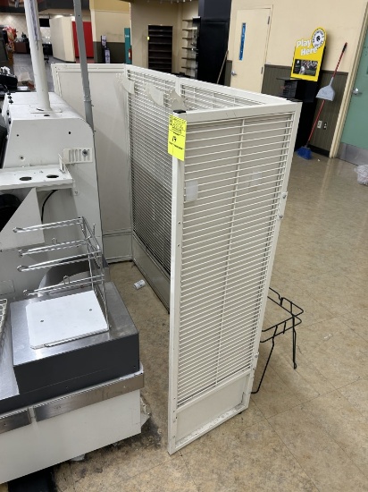 60IN WIDE GRID BACK SHELVING