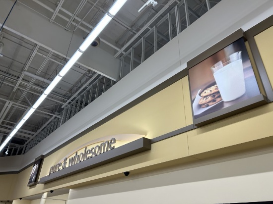 PURE & WHOLESOME SIGNAGE