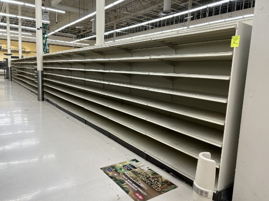 75FT OF MADIX WALL SHELVING