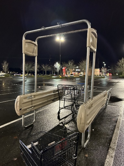 DOUBLE-WIDE CART CORRALS
