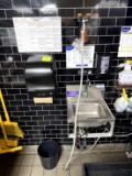 HAND SINK WITH PAPER TOWEL/SOAP DISPENSER