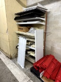 GROUP OF SHELVING AND PARTS