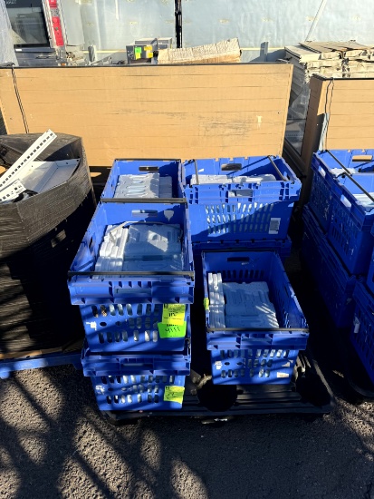 PALLET OF COOLING PACKS AND CRATES