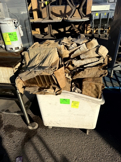 INGREDIENT BIN AND YELLOW PLASTIC INSERTS