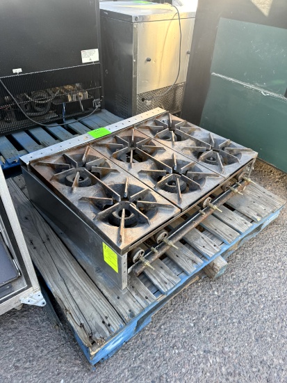 UNMARKED 6 BURNER GAS BURNER