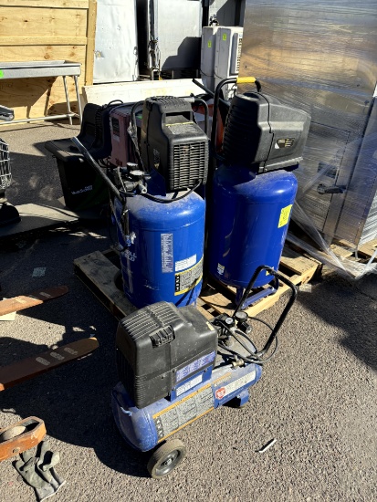 AIR COMPRESSORS AND SHOP VAC