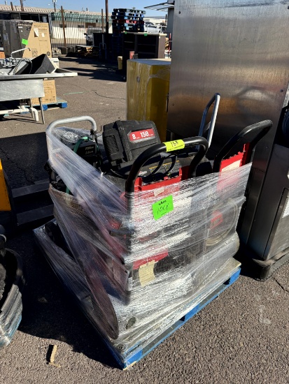 ASSORTED COMPRESSORS AND PRESSURE WASHERS