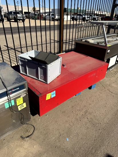 RED STORAGE CABINET
