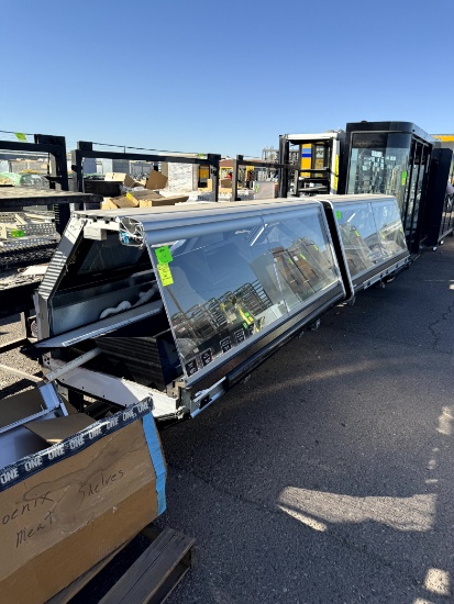 16FT RUN OF HUSSMANN MEAT CASES