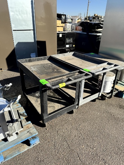 RUBBERMAID 2 TIER CARTS