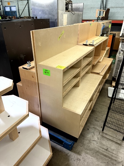 DOUBLE SIDED WOOD DISPLAYS