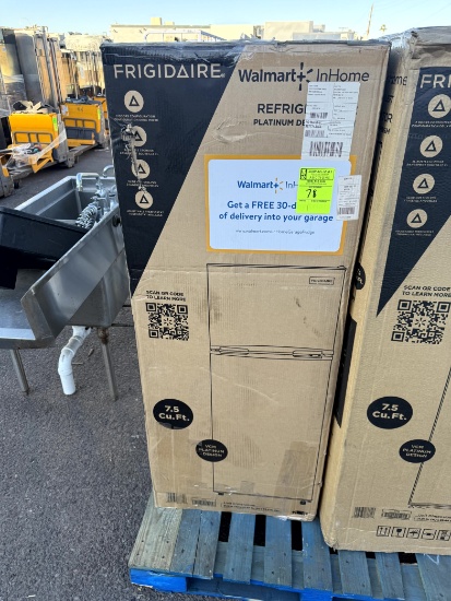NEW FRIGIDAIRE 7.5CUFT REFRIGERATOR