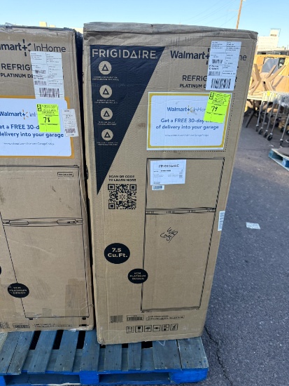 NEW FRIGIDAIRE 7.5CUFT REFRIGERATOR