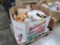 crate of charcoal & charcoal briquets