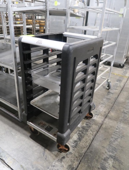 Rubbermaid deli tub transport rack, half high