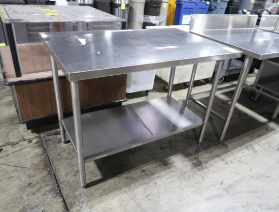 stainless table w/ undershelf
