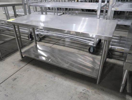 stainless table w/ undershelf