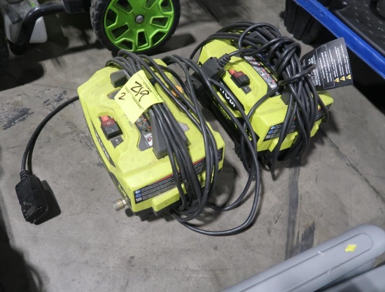 Ryobi pressure washers