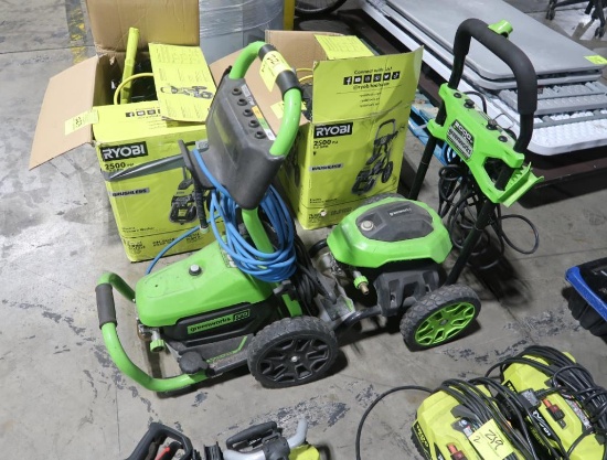 Greenworks pressure washers