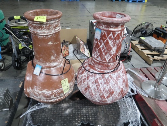 pottery chimeneas