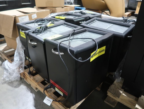 pallet of 7) Synexis air purifiers plus additional filters