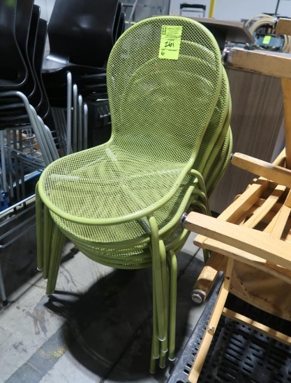 metal mesh chairs