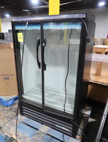 True 2) glass door refrigerated merchandisers