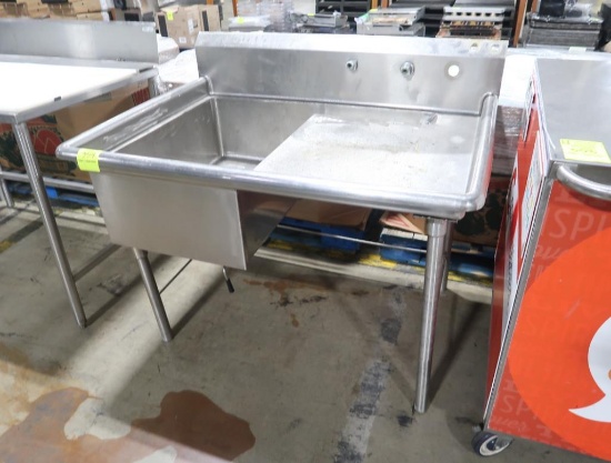 stainless fish cleaning sink