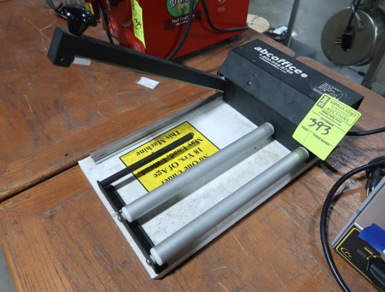 ABCoffice shrink wrap equipment- dispenses, seals, & trims film