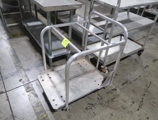 aluminum sheet pan cart