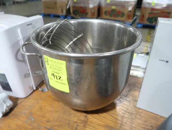 stainless mixing bowl