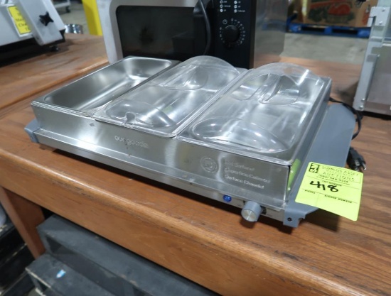 Our goods 3-compartment warmer