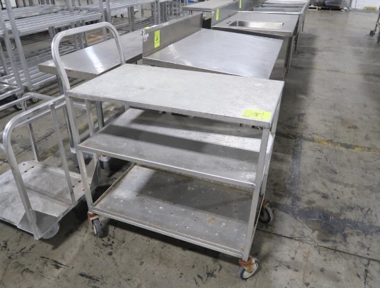 aluminum stocking cart