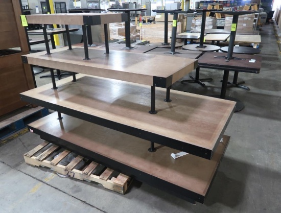 tiered merchandising display