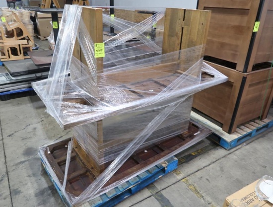 wooden tables