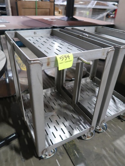 stainless meat saw attachment cart