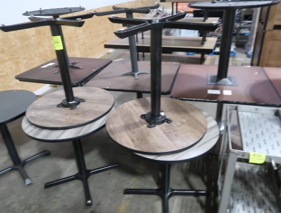 round cafe tables