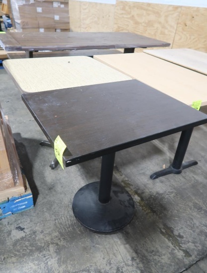 cafe tables, not matching