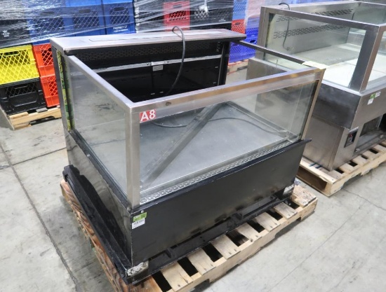 CSC refrigerated merchandiser w/ 3) glass sides