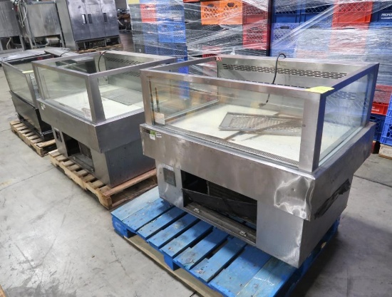 Coyod refrigerated merchandiser w/ 3) glass sides