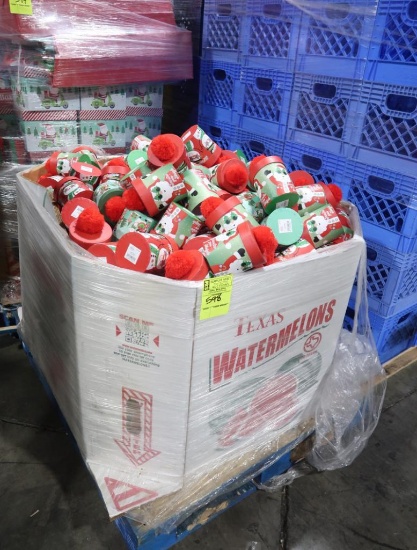 crate of Christmas gift boxes