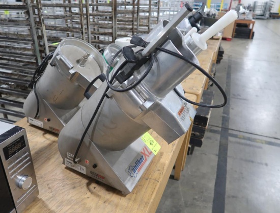 Brunner Anliker vegetable cutting machines, one missing shroud