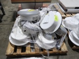 pallet of Synexis Sphere air purifiers