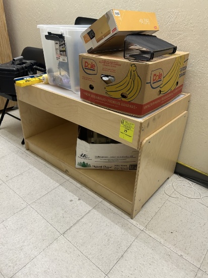 44IN WIDE WOODEN TABLE
