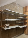 (6) 3FT SECTIONS OF WALL SHELVING