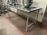 6FT STAINLESS STEEL TABLE